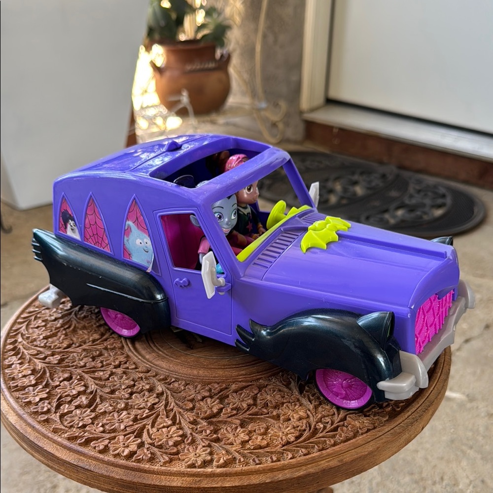 Purple and Black Kids Toy Car